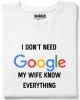 I Don’t Need Google тениска