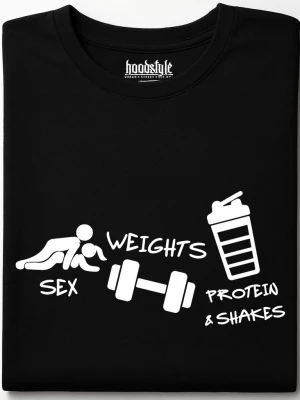 SEX WEIGHTS PROTEIN тениска