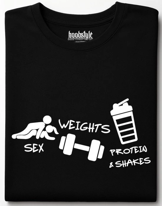 SEX WEIGHTS PROTEIN тениска