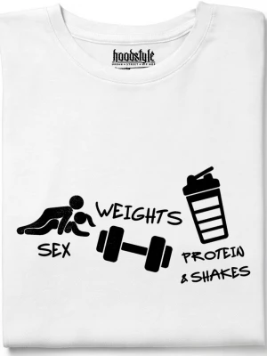 SEX WEIGHTS PROTEIN тениска
