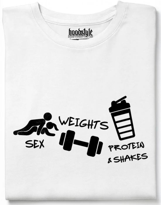 SEX WEIGHTS PROTEIN тениска