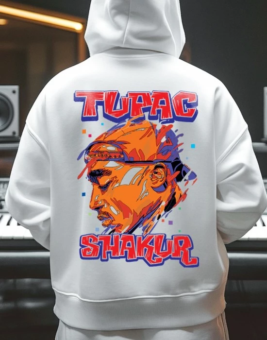Tupac Shakur 6 Мъжко Худи