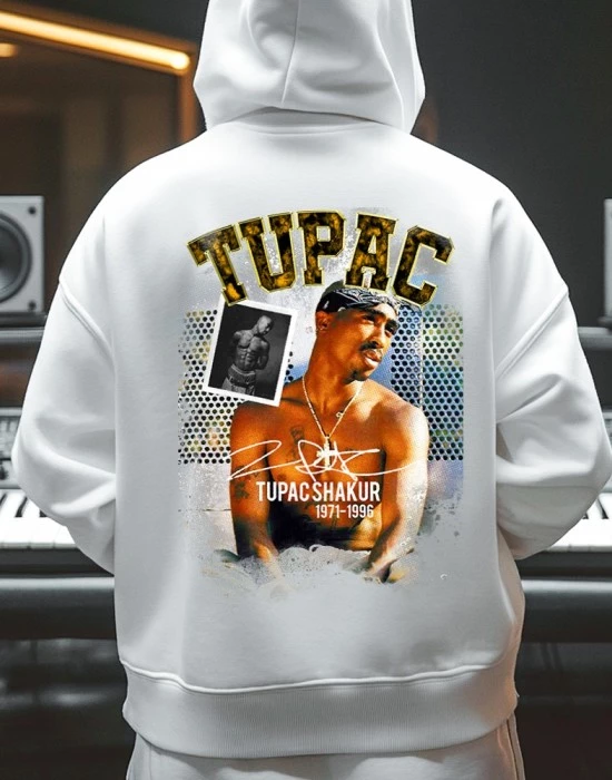 Tupac Shakur 3 Мъжко Худи