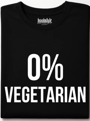 0% Vegetarian тениска
