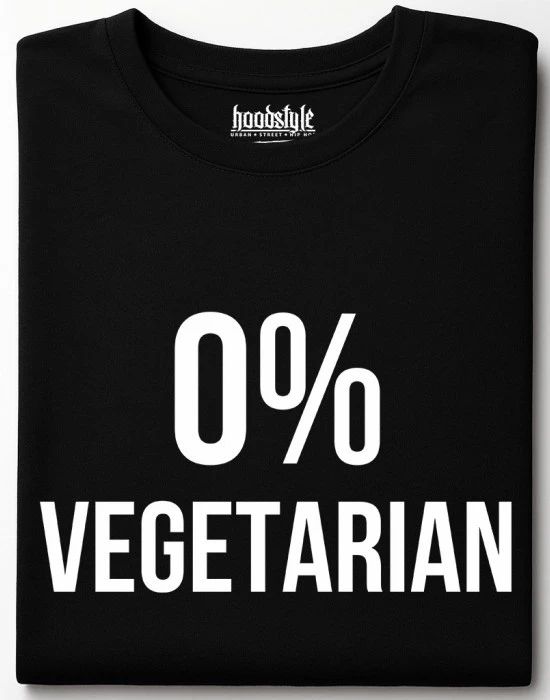 0% Vegetarian тениска