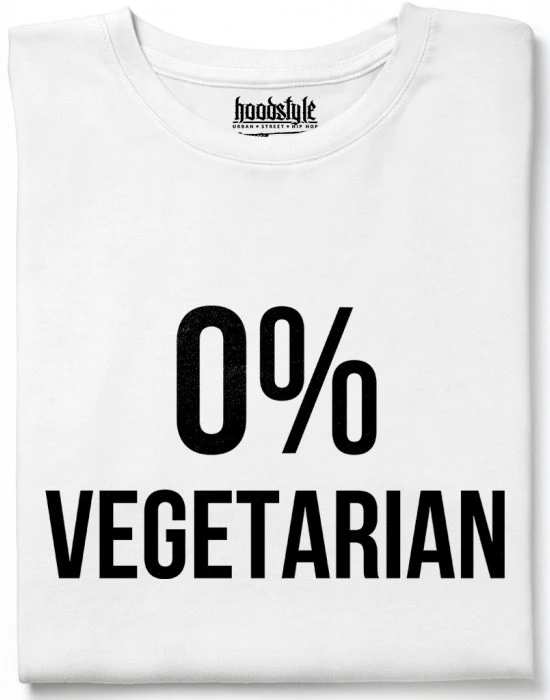 0% Vegetarian тениска