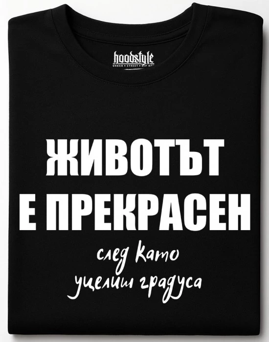Животът е прпекрасен тениска