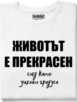 Животът е прпекрасен тениска