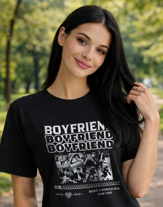 Тениска за двойки Boyfriend