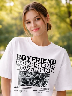 Тениска за двойки Boyfriend