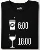 Coffe and wine тениска