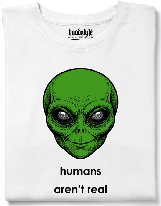 Humans aren't real тениска