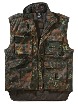Ловна жилетка в тъмен камуфлаж Brandit Ranger Vest flecktarn
