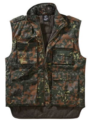 Ловна жилетка в тъмен камуфлаж Brandit Ranger Vest flecktarn