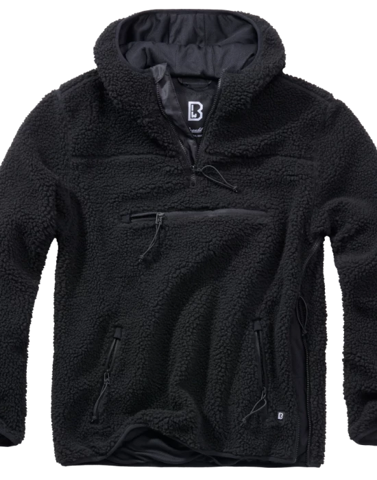 Мъжко пухкаво яке в черен цвят Brandit Worker Pullover, Brandit, Якета - Complex.bg