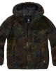 Детско пухкаво камуфлажно яке Brandit Teddyfleece jacket woodland, Brandit, Якета - Complex.bg