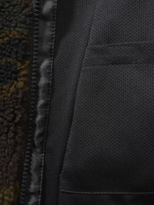 Детско пухкаво камуфлажно яке Brandit Teddyfleece jacket woodland