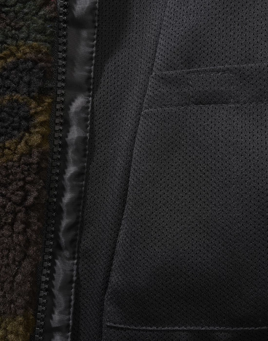 Детско пухкаво камуфлажно яке Brandit Teddyfleece jacket woodland, Brandit, Якета - Complex.bg