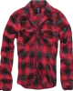 Мъжка карирана риза в червен цвят Brandit Check Shirt red/black, Brandit, Мъже - Complex.bg