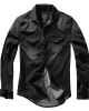 Мъжка дънкова риза в черен цвят Brandit Denim black, Brandit, Мъже - Complex.bg