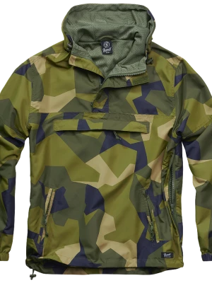 Мъжка лятна ветровка в зелен камуфлаж Brandit camo M90