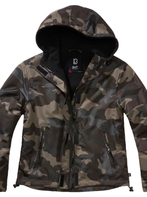 Дамско яке в тъмен камуфлаж Darkcamo