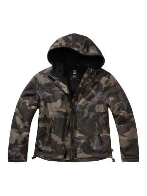 Дамско яке в тъмен камуфлаж Darkcamo