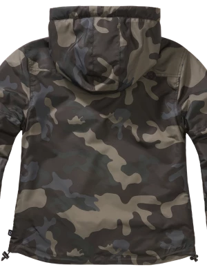 Дамско яке в тъмен камуфлаж Darkcamo