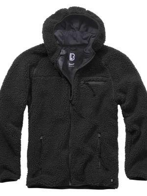 Мъжко пухкаво яке в черен цвят Brandit Teddyfleece Worker