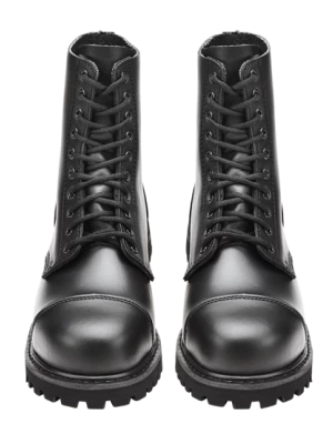 Черни кубинки естествена кожа Brandit Phantom 10 Eyelet