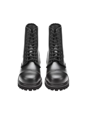 Черни кубинки естествена кожа Brandit Phantom 10 Eyelet