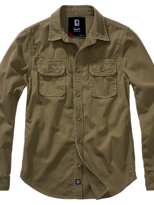 Дамска риза в масленозелено Brandit Vintageshirt