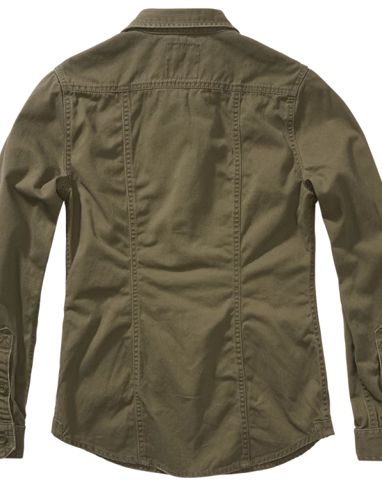 Дамска риза в масленозелено Brandit Vintageshirt, Brandit, Жени - Complex.bg