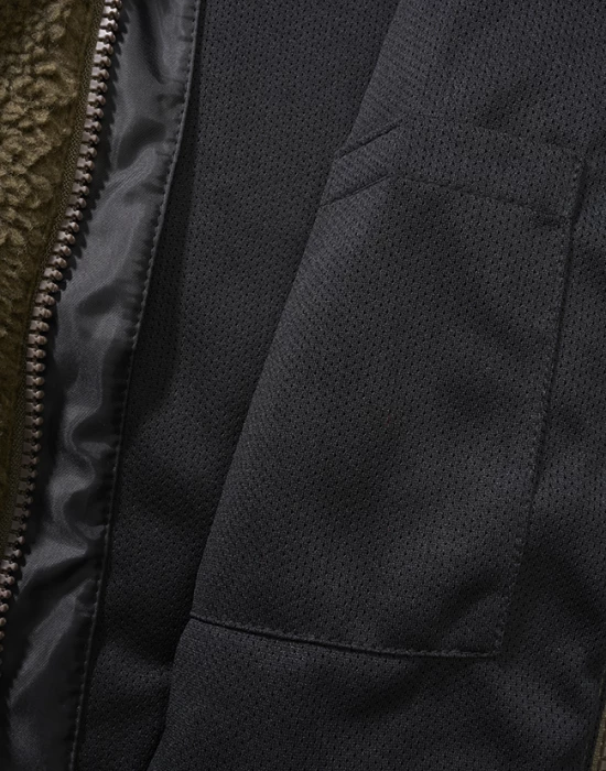 Дамско масленозелено пухкаво яке Brandit Teddyfleecejacket, Brandit, Якета - Complex.bg