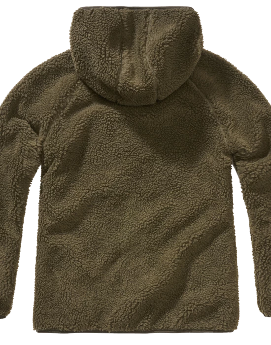 Дамско масленозелено пухкаво яке Brandit Teddyfleecejacket, Brandit, Якета - Complex.bg