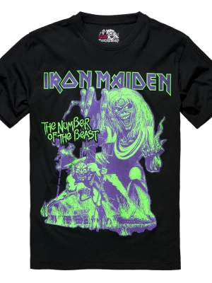 Тениска в черен цвят Iron Maiden Number of the Beast I
