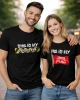 Тениска за двойки He is my red flag, She is my problem